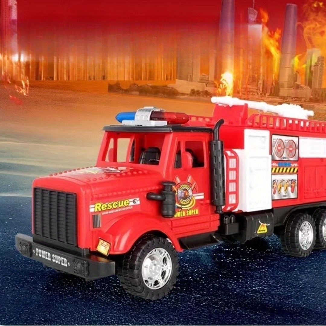 NT31520 Childrens Oversized Simulation Inertial Fire Truck Car Toy