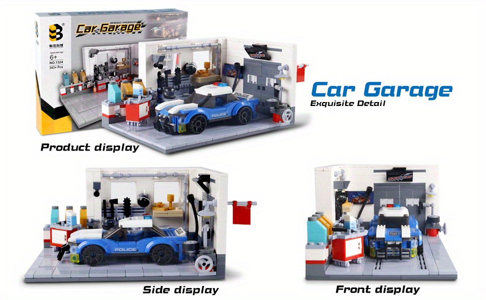 NT31589 Building Blocks City Garage Toy
