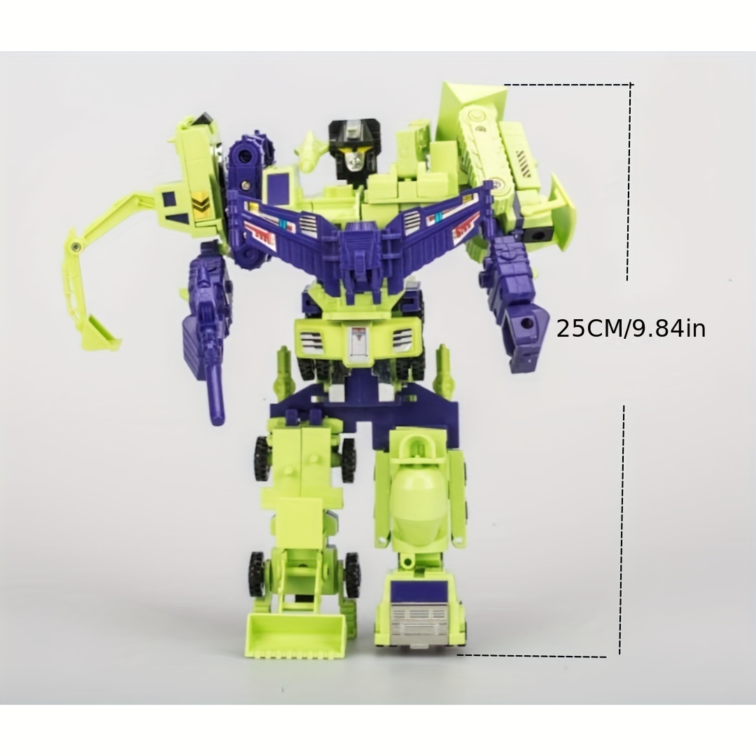 NT31594 Construction Vehicle to Robot 80s Reissue Version Collective Toy Gift Set