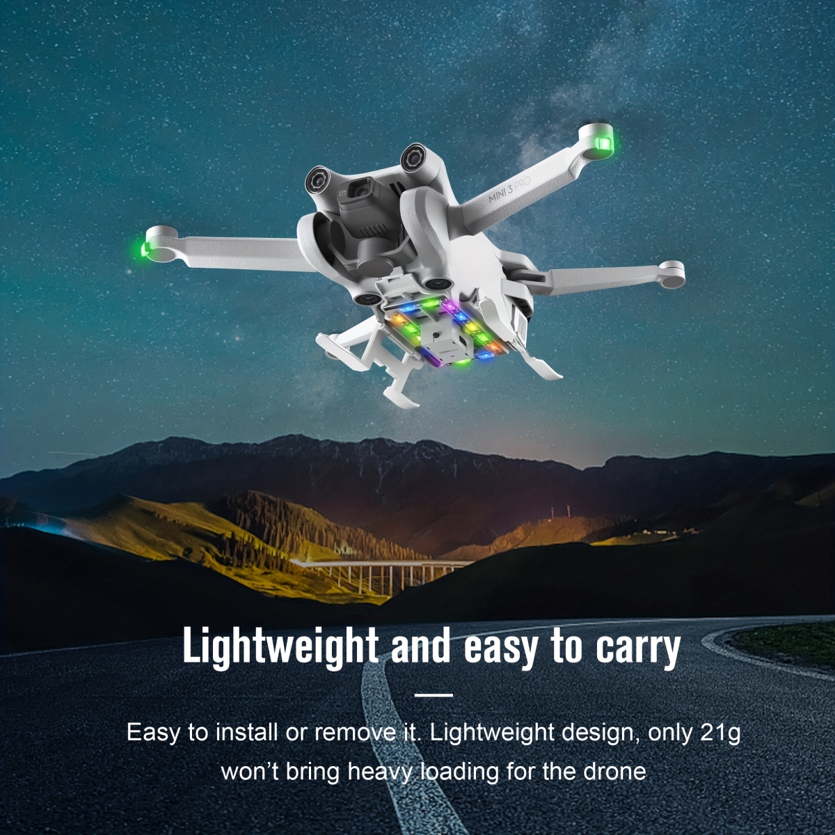 NT31604 Colorful Landing Gear for DJI Mini 3 Pro Drone