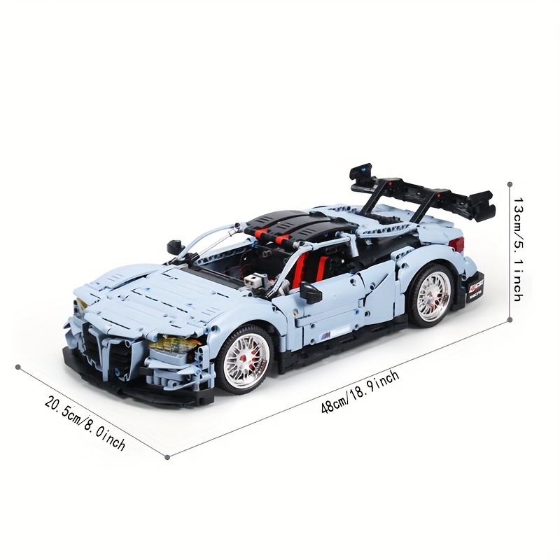 Thunder M4 Sports Car Building Blocks Assembled Model Toys