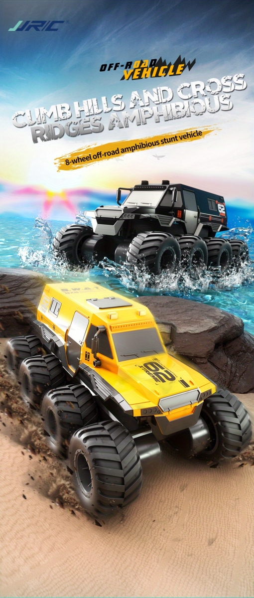 NT32785 2.4Ghz All Terrain 4WD Amphibious SUV Anti Disturbance Remote Control Toy Car -  netjett