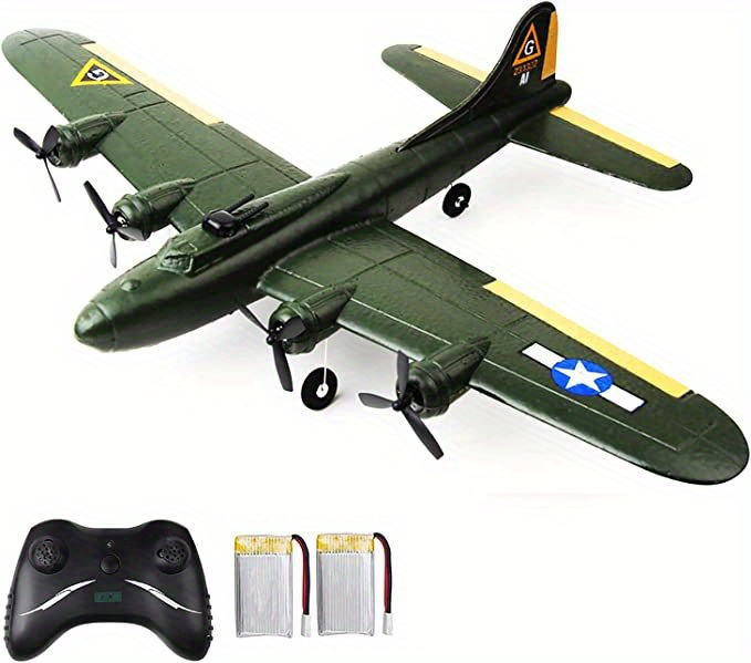 NT32823 Two Channel Glider Remote Control World War II Aircraft Childrens Toy