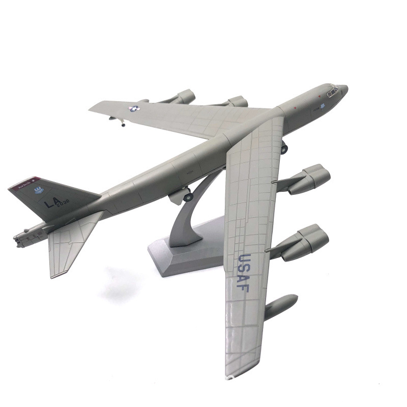 NT32856 1-200 Scale American B-52 Long-Range Subsonic Jet-Powered Strategic Bomber Diecast Metal Model & Stand USA Classic Fighter Model