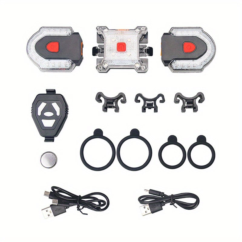 NT32890 Wireless Smart Remote Control Bike Turn Signals Front & Rear Light Warning LED