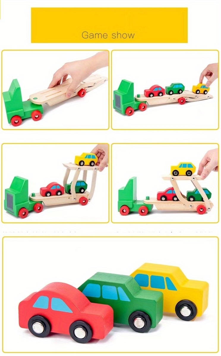 NT32902 Wooden Traffic Educational Transport Toys