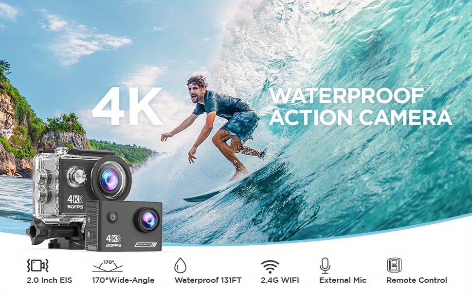 NT32912 131 ft. Ultra HD Underwater Camera EIS