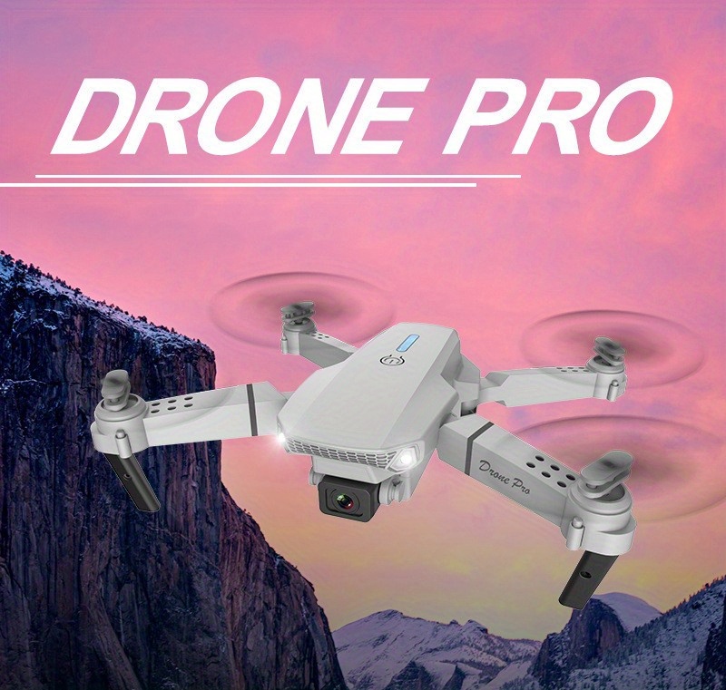 NT31719 2 Cameras with Wi-Fi FPV Dual Folding Remote Control Quadcopter E200 Pro Drone with Height Hold