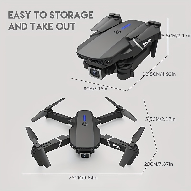 NT31721 E88 Dual Camera Drone