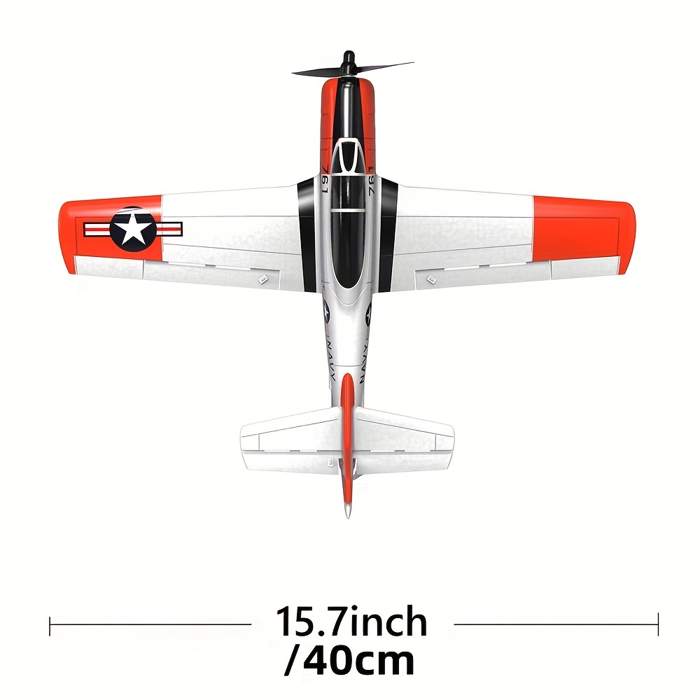 NT31744 400 mm Eachine Mini T-28 Trojan 761-9 EPP Wingspan 2.4G 6-Axis Gyro Remote Controlled Airplane Trainer