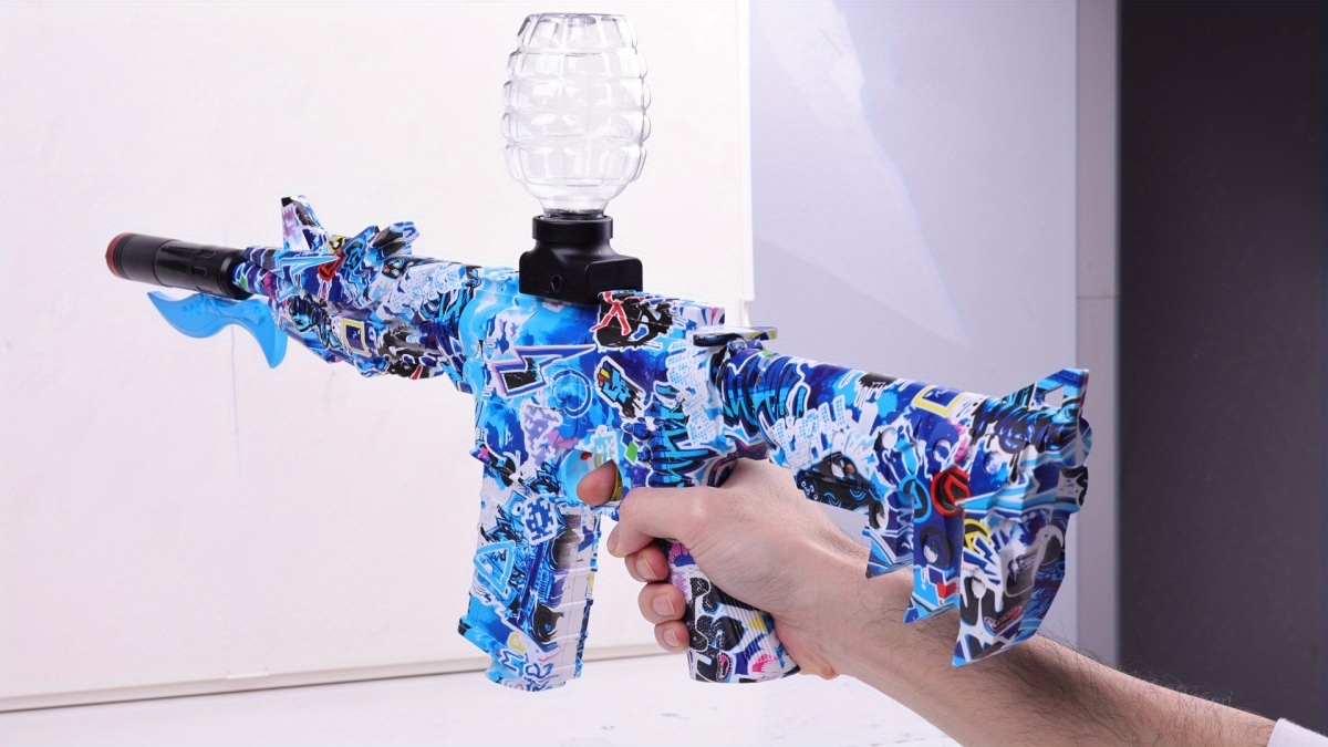 NT31764 High Speed Automatic Splatter Ball Blaster Electric Gel Ball for Blaster Ages 12 Plus