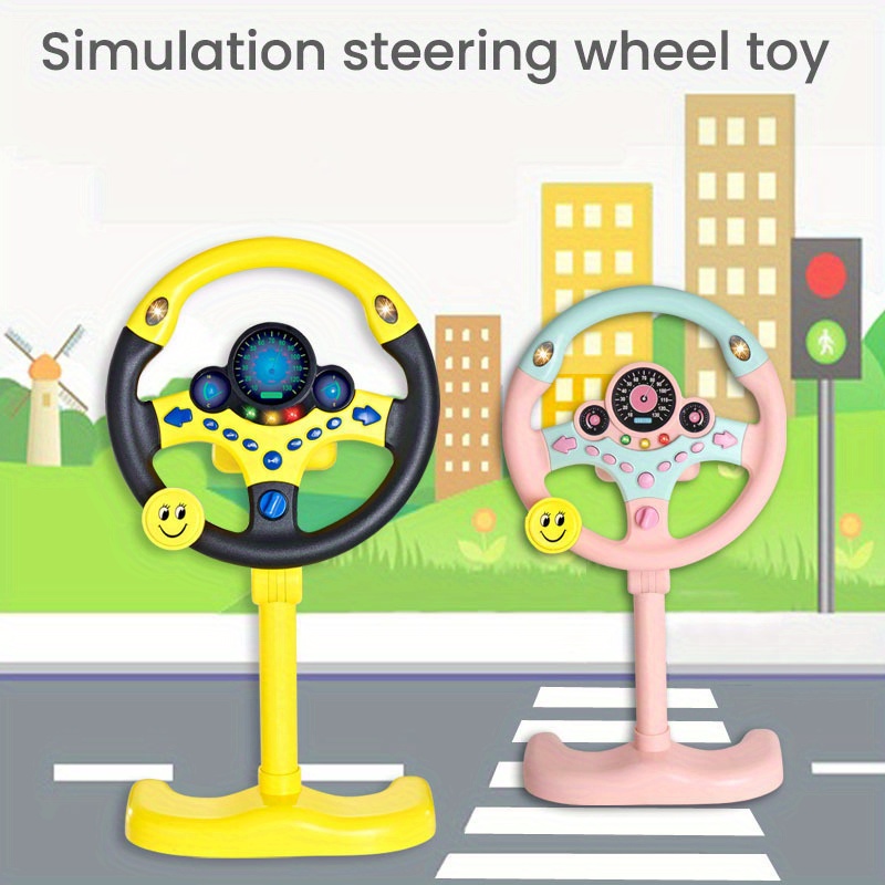 NT31772 Electric Simulation Steering Wheel Toy with Light Sound Kids -  netjett