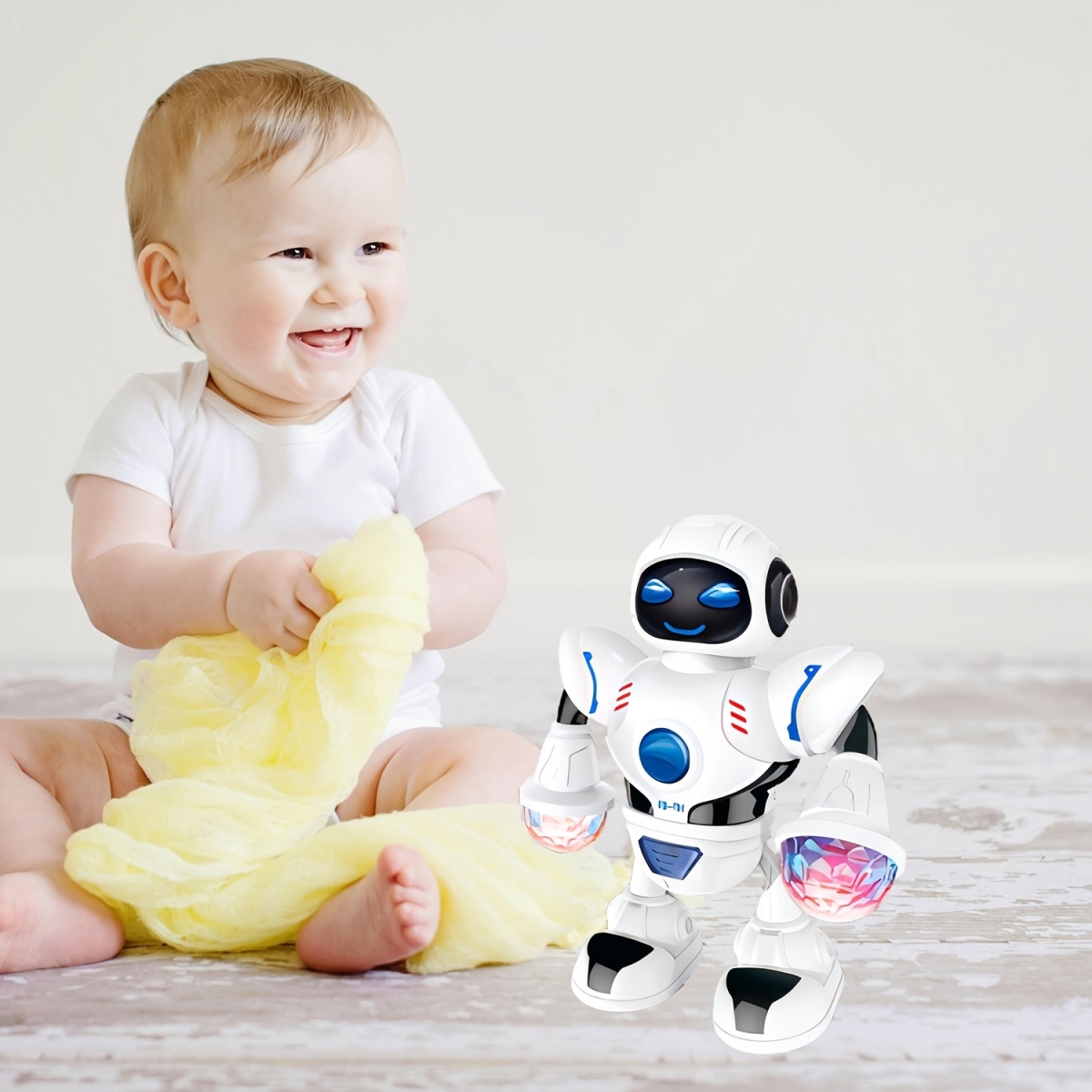 NT31778 Smart Space Astronaut Walking Dancing Electronic Robert Toy with Light & Sound