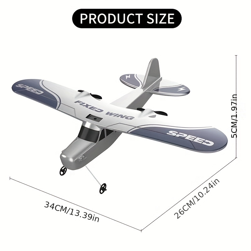 NT31808 Fixed-wing Glider Cessnas Remote Control Aircraft Model Aircraft Charger Toy
