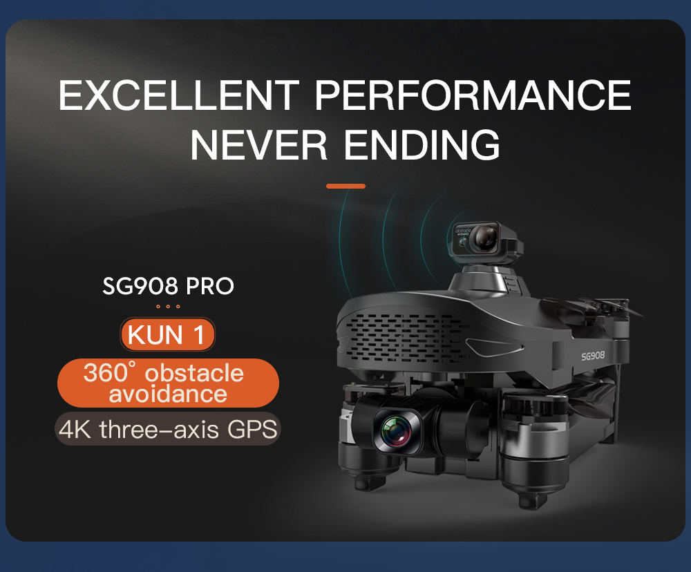 NT31816 Foldable GPS Drone with 4K UHD Camera for Adults