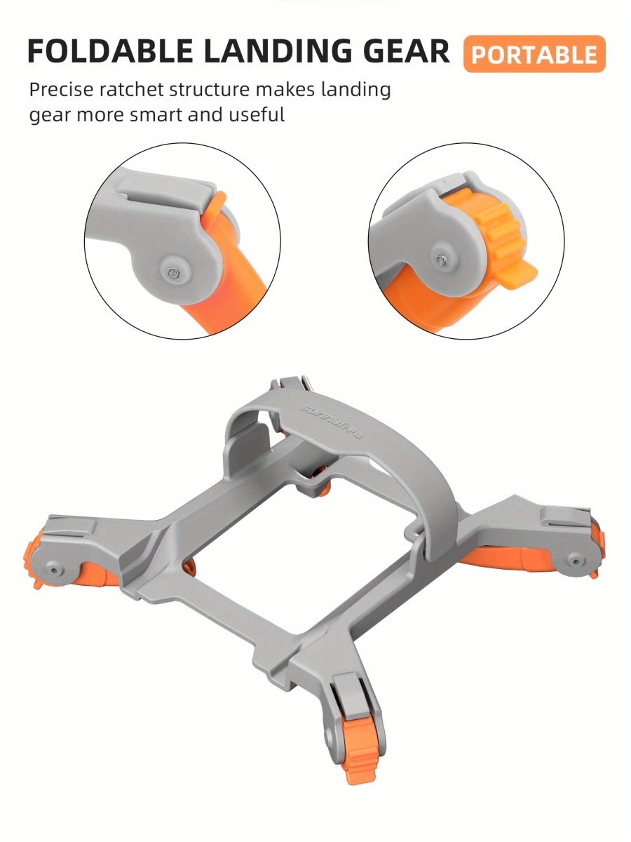 NT31819 Foldable Spider Landing Gear for DJI Mini 3 Pro Extension Support Legs Protector -  netjett