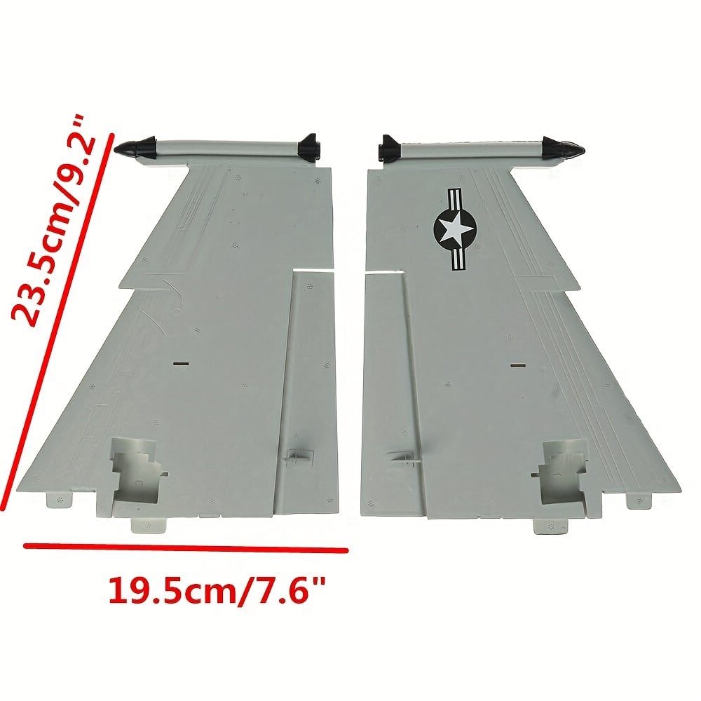 NT31830 50 mm & 588 mm Eachine F-18 Wingspan EDF Jet EPO Remote Controlled Airplane Spare Part Main Wing Set