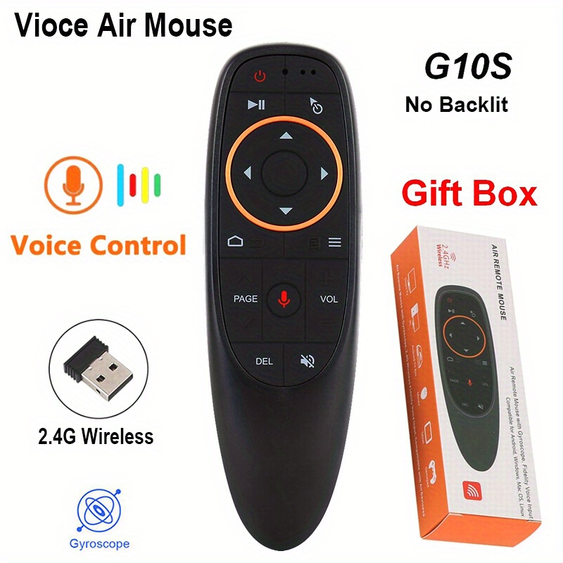 NT31867 2.4GHz G10s Air Mouse Voice Remote Control Voice Air Mouse