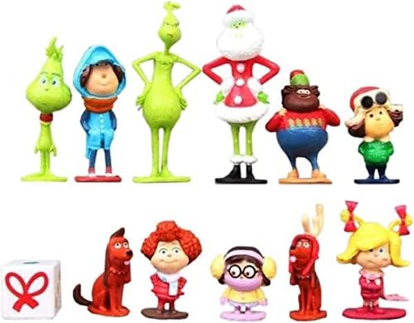 Picture of UNO1RC MC32988 Miser Featuring Cindy Lou Who Max & Other Whoville Figures Playset - 12 Piece