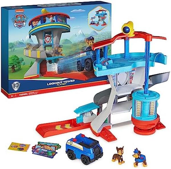 Picture of UNO1RC MC33290 Patrol Lookout Tower Playset with Toy Car Launcher&#44; 2 Chase Action Figures&#44; Chases Police Cruiser & Accessories&#44; Kids Toys for Ages 3 & up