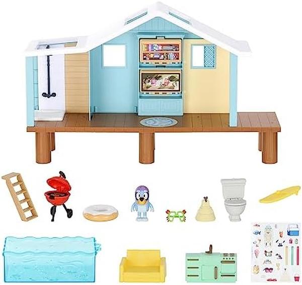 Picture of UNO1RC MC33295 Beach Cabin Playset with Exclusive Figure - 10 Piece