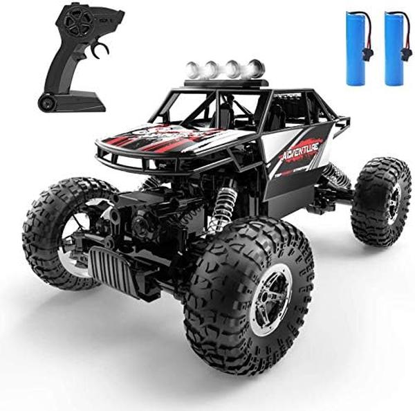 Picture of UNO1RC MC33232 1-14 Scale DE45 Race Cars Remote Control Car Off Road Monster Truck&#44; Metal Shell 4WD Dual Motors LED Headlight Rock Crawler & 2.4Ghz All Terrain Hobby Truck