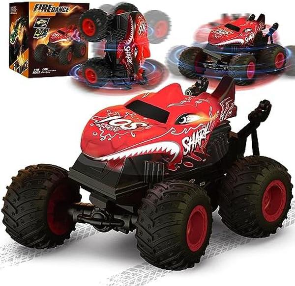 Picture of UNO1RC MC33249 Control Monster Truck for Boys&#44; 1-20 Scale Race Shark Monster Truck Toys