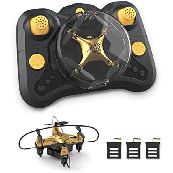 HT02 Golden Mini Drone for Adult Beginners & Kids