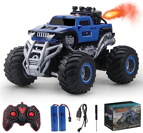 Picture of UNO1RC MC33321 1-16 Scale Adults Monster Truck & All Terrain Off Road Large Remote Control Car with Spray & Remote Controls Toy Gifts for Boys
