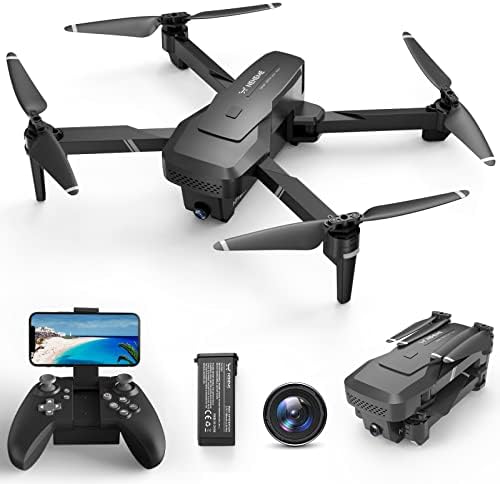 NH760 1080P HD Camera Drones with Wi-Fi FPV Live Video, Foldable Drones RC Quadcopter Toys Gifts, Speed Adjustment & 3D Flips for Kids -  UNO1RC, MC33343