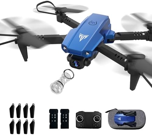 4K HD FPV Dual Camera Mini RC Drone with 3D Flips-Altitude Hold-Headless Mode-Gesture Selfie-Waypoint Flight, 2 Batteries Case & Gifts for Kids -  UNO1RC, MC33383