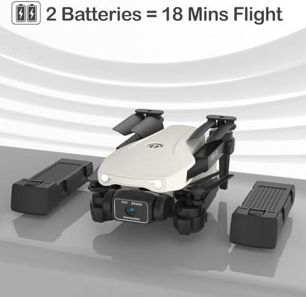 NM55517 720P HD FPV Mini Drone with 2 Batteries One-Click Take Off & Landing for Boys