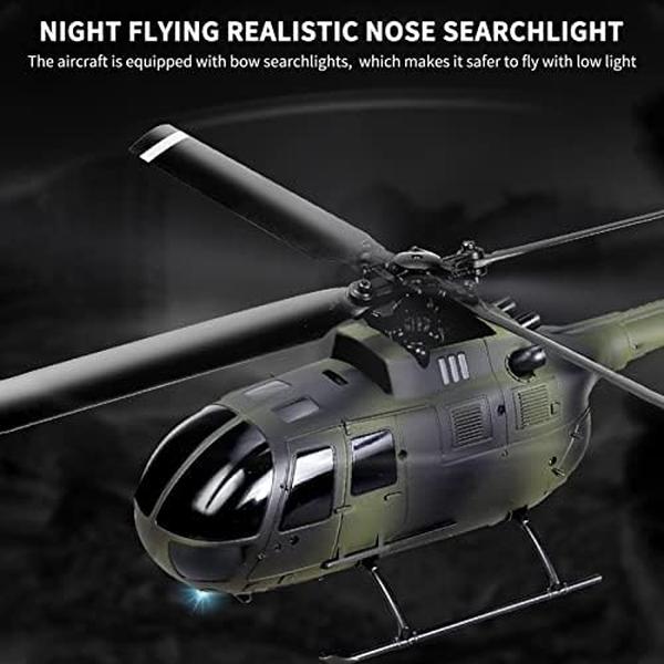 NM55544 C186 Remote Control Helicopter Remote Control Drone - Gray