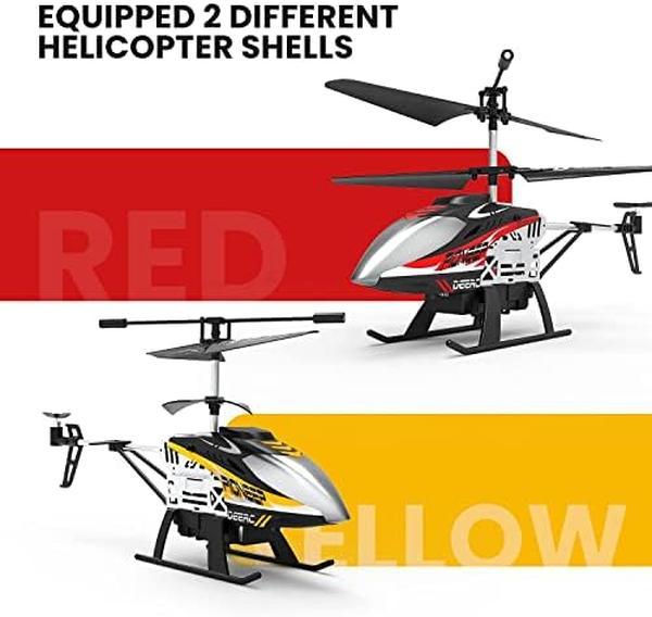 NM55547 DE52 Remote Control Altitude Hold Helicopters with Storage Case Extra Shell