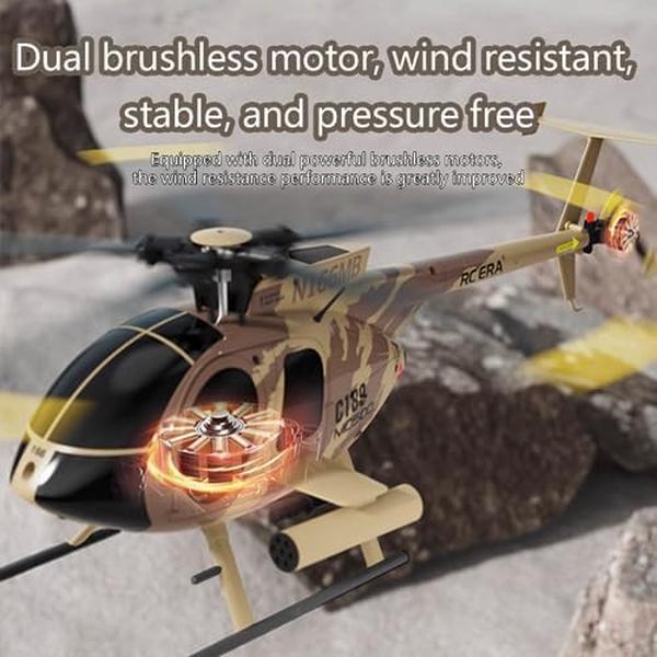 NM55553 C189 RC 1-28 2.4G 4CH RC Single-Rotor Model Helicopter - RTF & Black