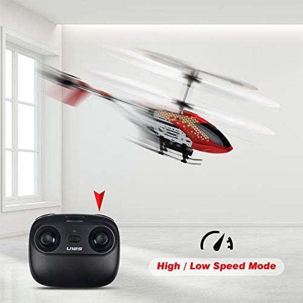 NM55566 U12S Mini Remote Control Helicopter with Camera for Kids & Adults, Red
