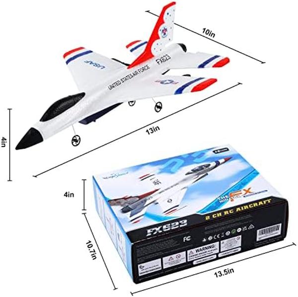 NM55578 Airplane 2.4GHz 2 Channel Remote Control Plane with Gyro & 3 Batteries