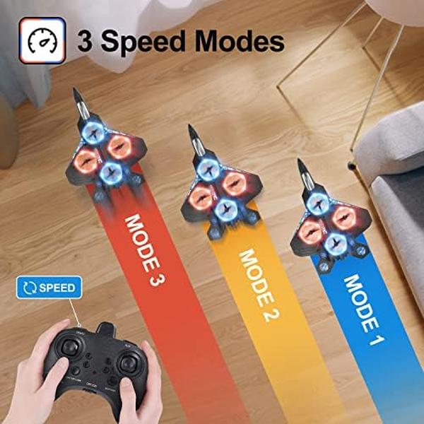 NM55602 RC Plane Drone with Light for Kids & Beginners