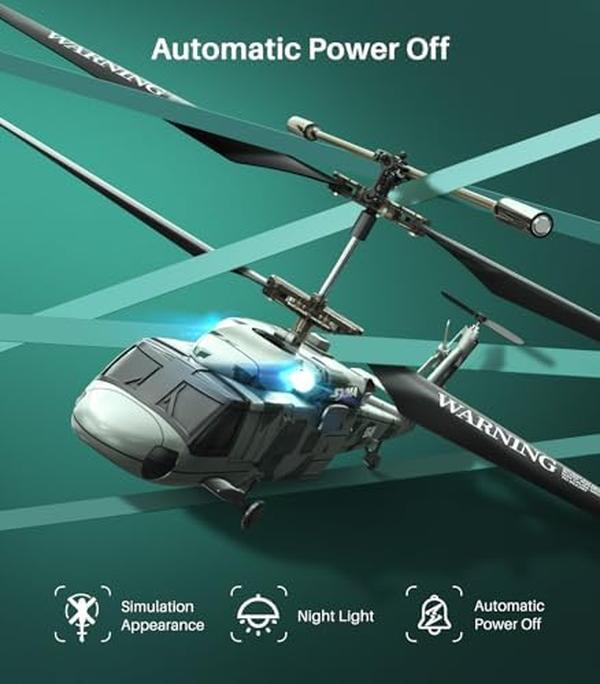 NM55610 Military Remote Control Helicopter for Kids
