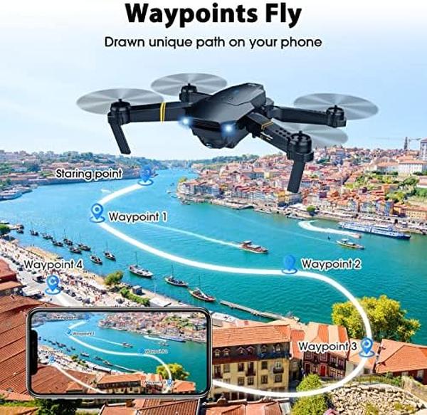 NM55664 Foldable RC Quadcopter Drones with Camera for Adults Kids