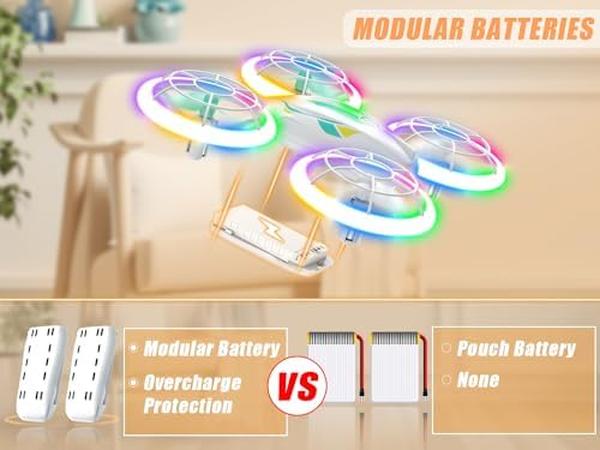 NM55667 LED RC Mini Drones Flying Toys for Kids