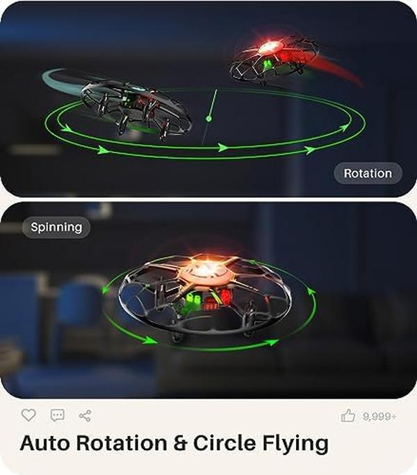 NM55668 X660 Mini Quadcopter Drone for Kids with LED