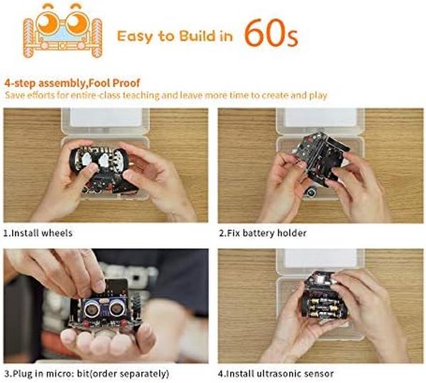 NM55684 Graphical Programming Educational Robotic Car for Kids