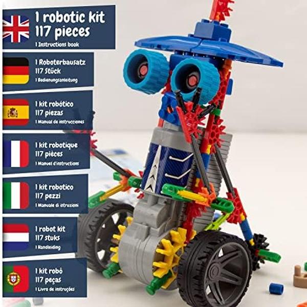 NM55698 Deltabot Robot Toy Kit for Kids Age 8-12 - 117 Piece