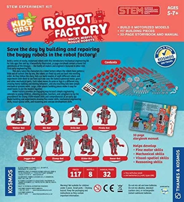 NM55766 Kosmos Kids First Robot Factory - Wacky