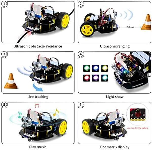 NM55772 2WD Robot Car Kit for Micro-Bit V2 & V1.5