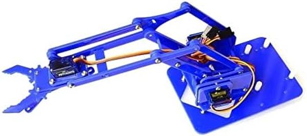 4 DOF Unassembly Acrylic Mechanical Robot Arm