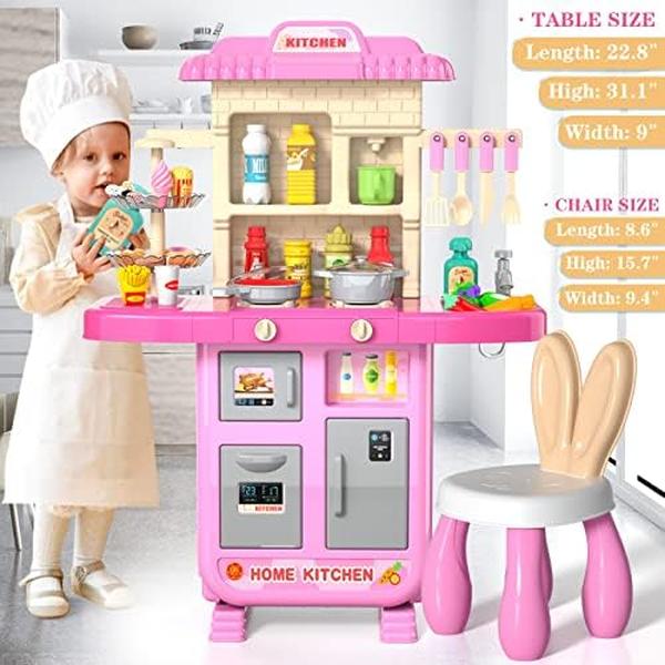 NM55947 Kitchen Playset for Toddlers Girls