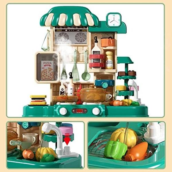 NM55974 Kitchen Playset for Boys & Girls - 48 Piece