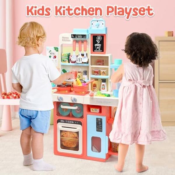 NM55979 Kids Kitchen Playset - Pink